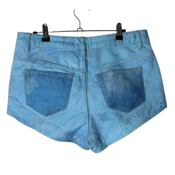 NWT Isabel Marant Short Neida Blue Embroidered Micro FR 42 US 10 Festival Summer - Picture 9 of 14